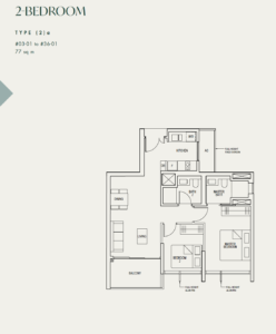 the-avenir-2-bedroom-type (2)a-floor-plan